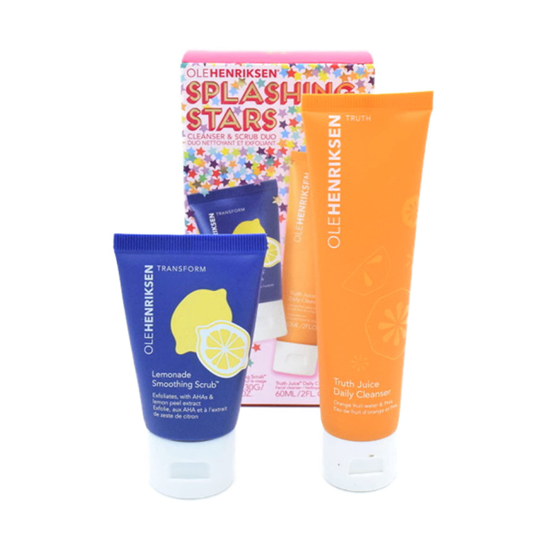 Splashing-Stars-cleanser-&-Scrub-Dou ست پوستی اوله هنریکسن مدل Splashing Stars - تصویر 1