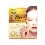 ماسک ورقه‌ای طلا 24 عیار