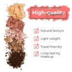 پالت آرایش ترکیبی 14 تکه افرا مدل BOHO - تصویر 3