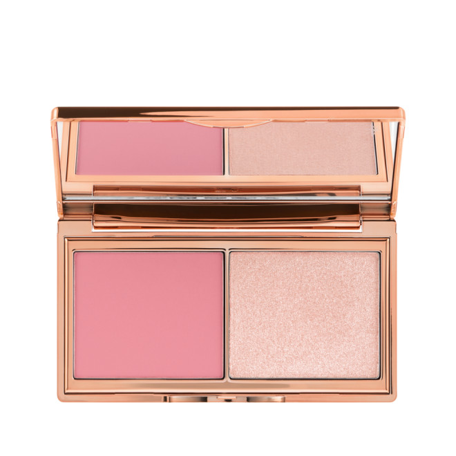 HOLLYWOOD BLUSH & GLOW GLIDE PALETTE هایلایتر و رژگونه شارلوت تیلبری BLUSH & GLOW - تصویر 1