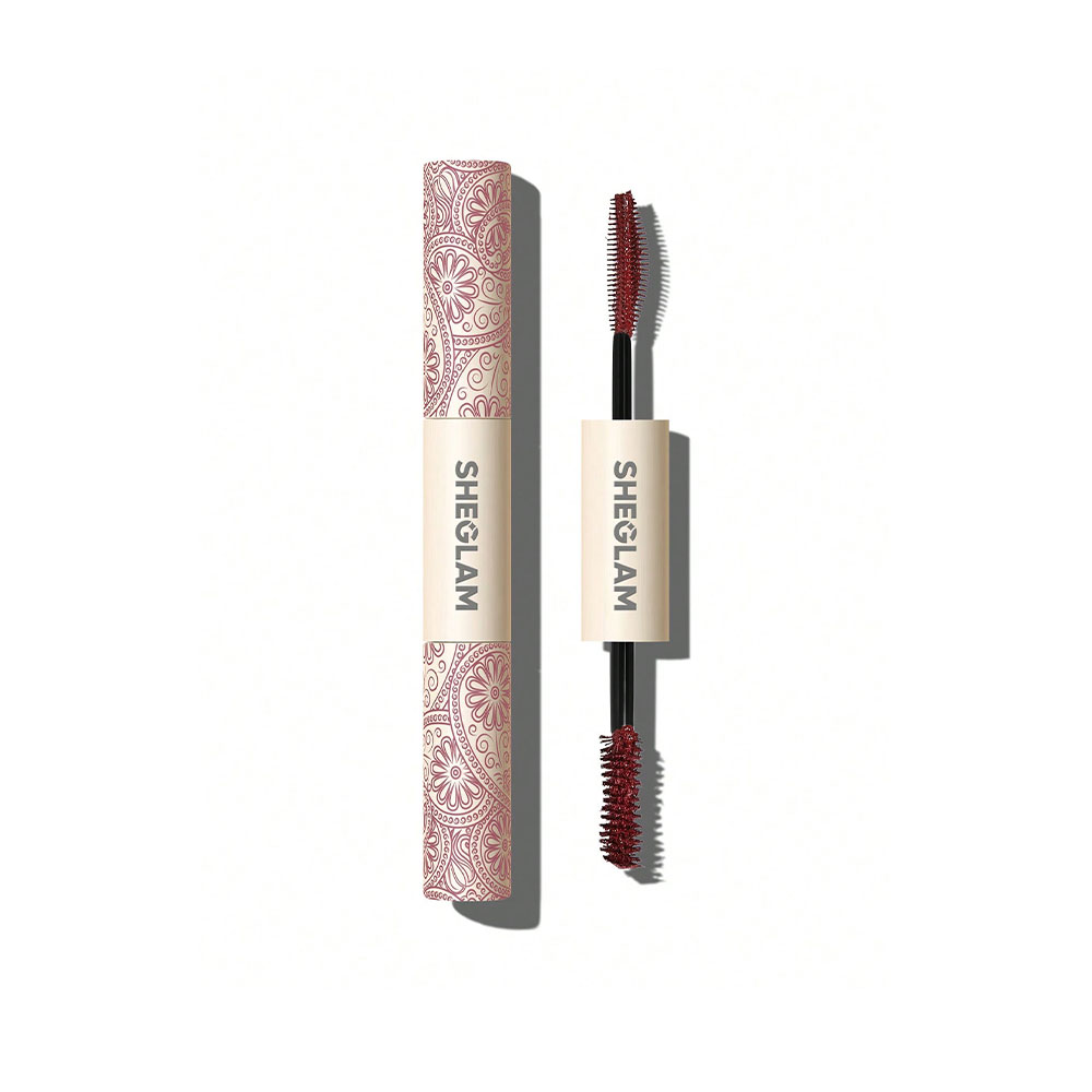 All-In-One Volume & Length Mascara-Waterproof Brugundy ریمل دو طرفه و ضدآب شیگلم مدل ALL-IN-ONE - تصویر 1