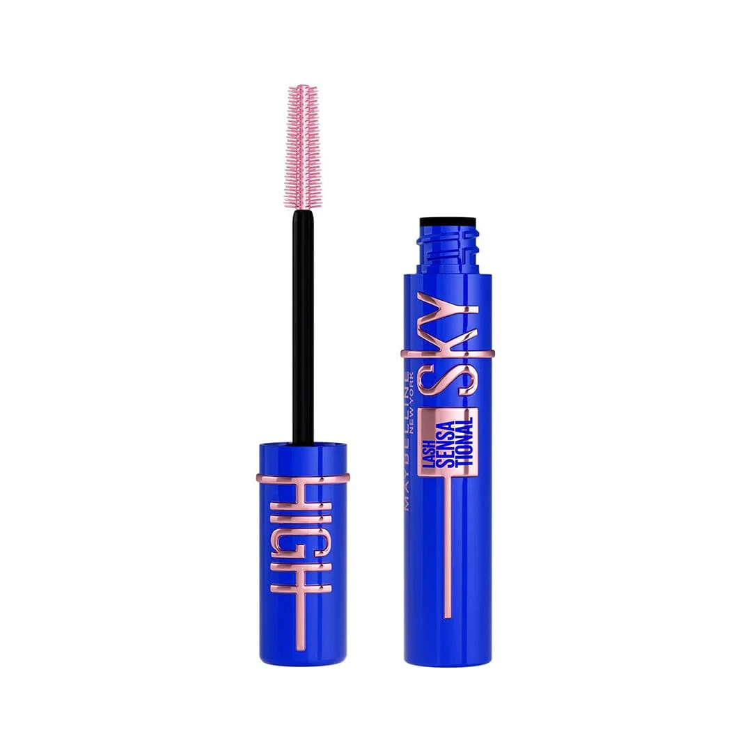 Maybelline New Lash Sensational Sky High Mascara - Blue (1) ریمل رنگی حجم دهنده و بلندکننده میبلین مدل Sky High - تصویر 1
