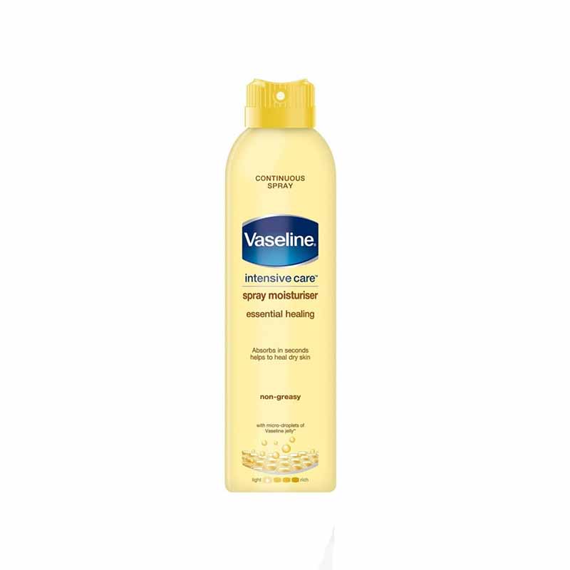 Vaseline Intensive Care Essential Healing Spray Moisturiser اسپری آبرسان بدن وازلین عصاره جو دوسر - تصویر 1