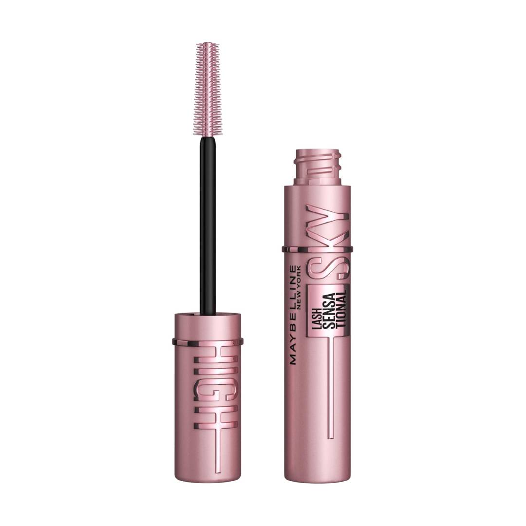 Maybelline Lash Sensational Sky High® Waterproof Mascara Makeup-very-black (1) ریمل حجم دهنده و بلندکننده مشکی میبلین مدل Sky High - تصویر 1
