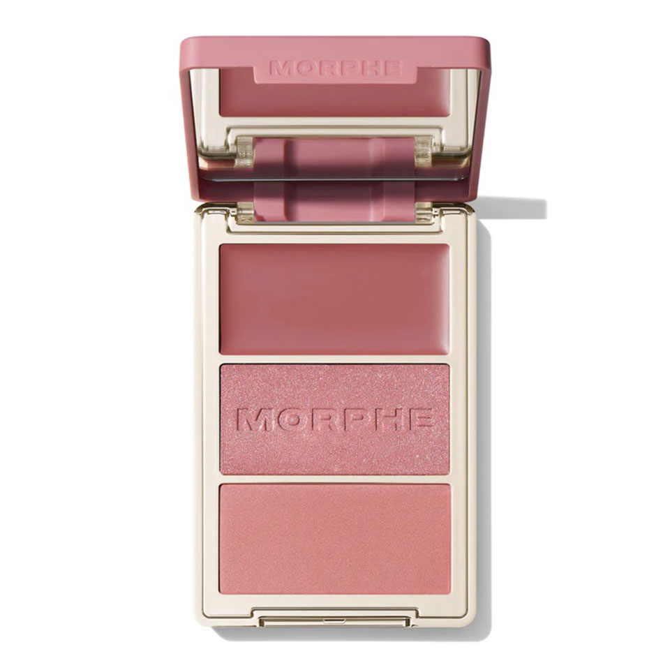 blind-date پالت رژگونه مورف Morphe Cheek Thrills Multi-Finish Face Trio - تصویر 1